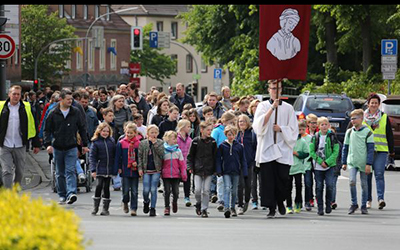 Prozession durch die Stadt